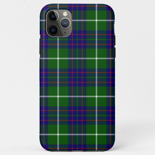 マッキンタイアタータンチェックグリーンブループレイド Case-Mate iPhoneケース (裏面)