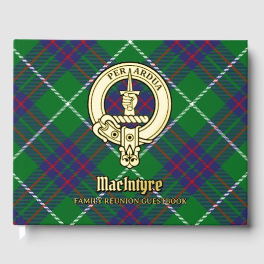 マッキンタイアファミリー懇親会 ゲストブック (正面)