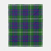 マッキンタイア狩りモダンプレイド フリースブランケット (正面)