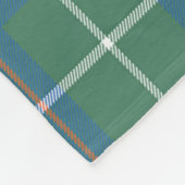 マッキンタイア狩り古代クランバッジタータンチェックプレイド フリースブランケット (角)