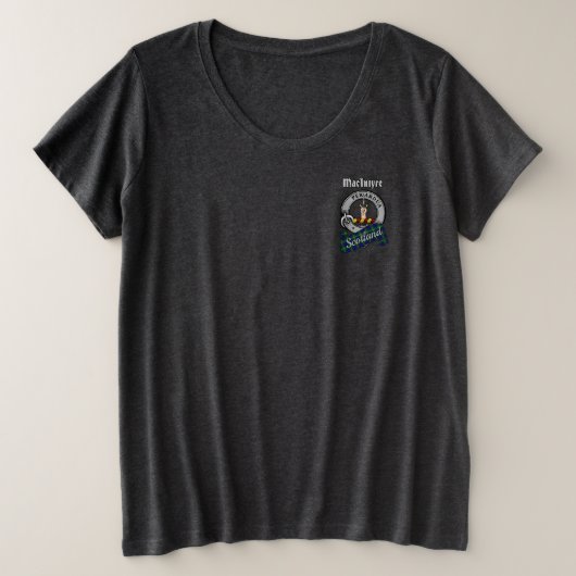 マッキンタイア・クラン 女性用ポケットTシャツ プラスサイズTシャツ (デザイン正面)