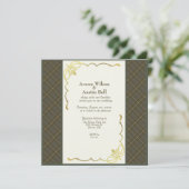 マッキンタイア ハンティング ウェザード タルタン 結婚式 招待状 (スタンド正面)