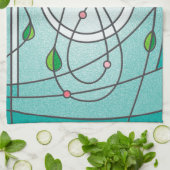 マッキントッシュは上がりました キッチンタオル (折り畳み)