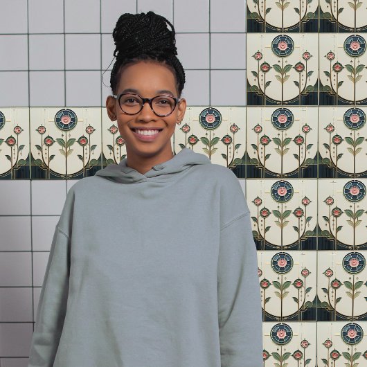 マッキントッシュアールデコ抽象芸術フローラウォールデコーサー タイル