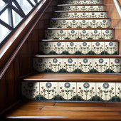 マッキントッシュアールデコ抽象芸術フローラウォールデコーサー タイル