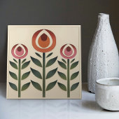 マッキントッシュアールデコ抽象芸術フローラウォールデコーサー タイル