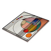 マッキントッシュアールデコ抽象芸術フローラウォールデコール タイル (側面)