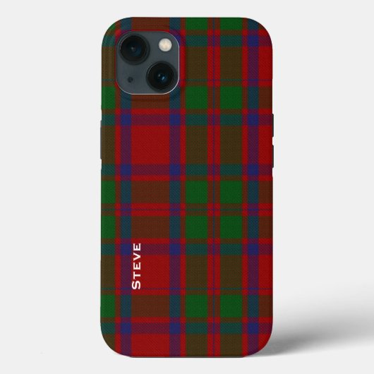 マッキントッシュクランタータンチェックプレイド Case-Mate iPhoneケース (裏面)
