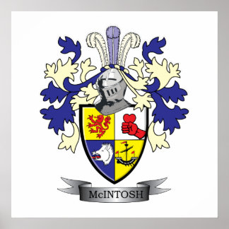 マッキントッシュ家紋コートオブアームズ ポスター