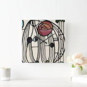 マッキントッシュ スクエア壁時計 (ホーム)