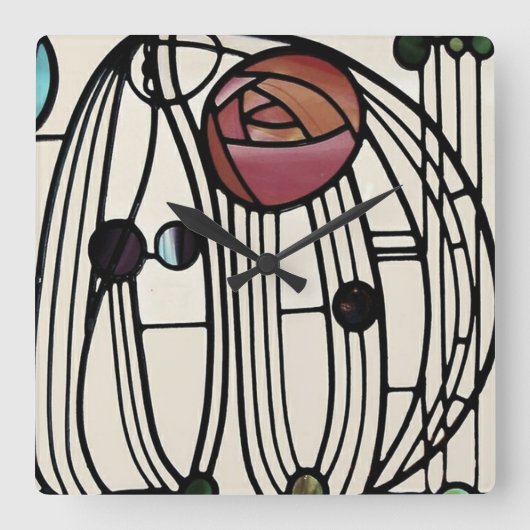 マッキントッシュ スクエア壁時計 (正面)