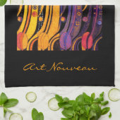 マッキントッシュ: チューリップのデザイン キッチンタオル (折り畳み)