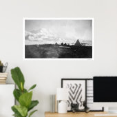 マッキンリーアラスカキャンプ1912 ポスター (ホームオフィス)