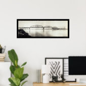 マッキンリーブリッジMO写真1910 ポスター (ホームオフィス)