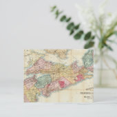 マッキンレイによるノバスコシア州地図 2 ポストカード (スタンド正面)