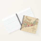 マッキンレイのノバスコシア3州の地図 ノートブック (内部)