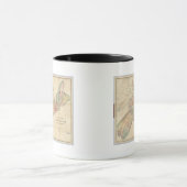 マッキンレイのノヴァスコシア州地図3 マグカップ (中央)