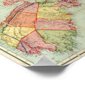 マッキンレーのノバスコシア州の地図2 ポスター (角)