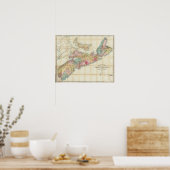 マッキンレーのノバスコシア州の地図3 ポスター (キッチン)