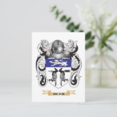 マッキーコートオブアームズ(家紋) ポストカード (スタンド正面)