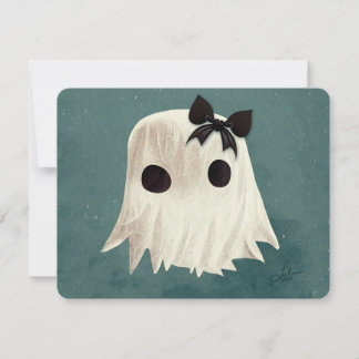 マッキーザフレンドリー幽霊・かわいいハロウィンカード