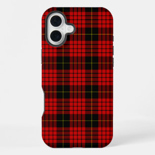 マックイーン タータン レッド ブラック プラッド iPhone 16 PLUSケース