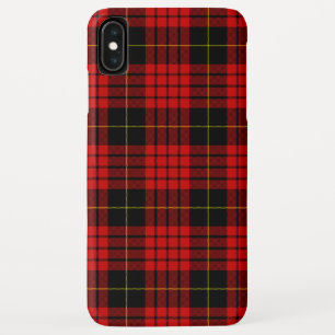 マッククイーンタータンチェックレッド&ブラックプレイド iPhone XS MAXケース