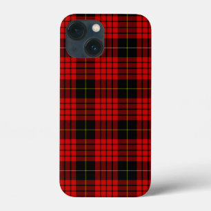 マッククイーンタータンチェックレッド&ブラックプレイド iPhone 13 MINIケース