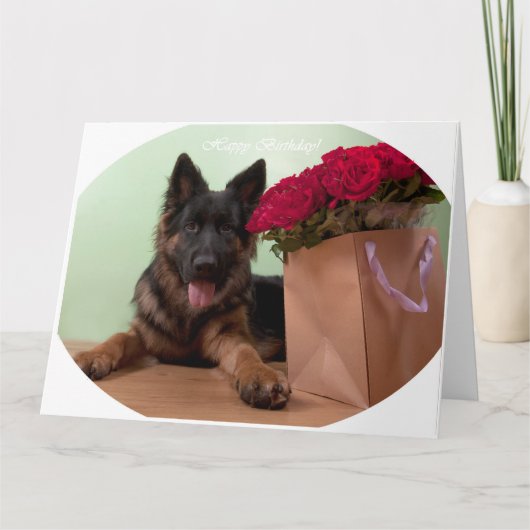 マックスからお誕生日のお祝い カード (正面)