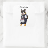 マックスというフランスのギャングのブルドッグ スクエアシール (バッグ)