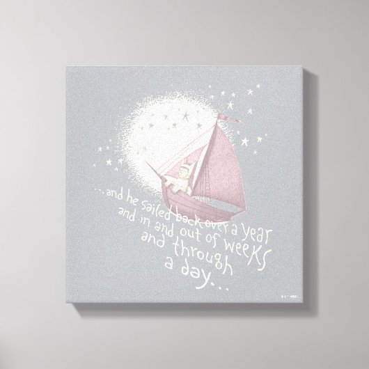 マックスとの1年間の航海 キャンバスプリント (正面)