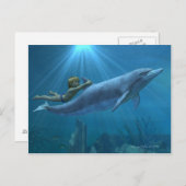 マックスとイルカ ポストカード (正面/裏面)