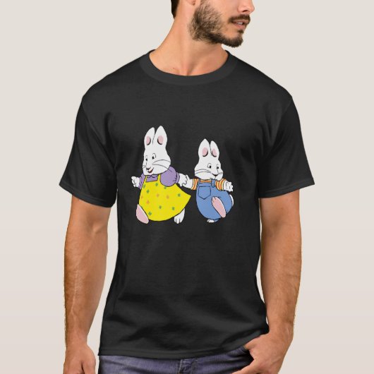 マックスとバースデー装飾ルビーうさぎ Tシャツ (正面)