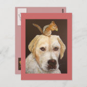 マックスとミスターチップマンクのポストカード ポストカード (正面/裏面)