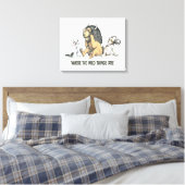 マックスとワイルド遊モノの キャンバスプリント (インサイチュ (寝室))