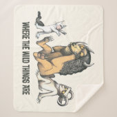 マックスとワイルド遊モノの シェルパブランケット (正面)