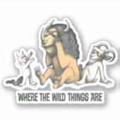 マックスとワイルド遊モノの シール (正面)