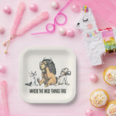 マックスとワイルド遊モノの ペーパープレート (パーティー)