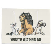 マックスとワイルド遊モノの ラージペーパーバッグ (裏面)