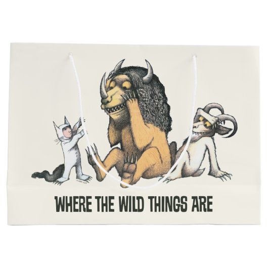 マックスとワイルド遊モノの ラージペーパーバッグ (裏面)