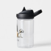 マックスとワイルド遊モノの |名前の追加 ウォーターボトル (左面)