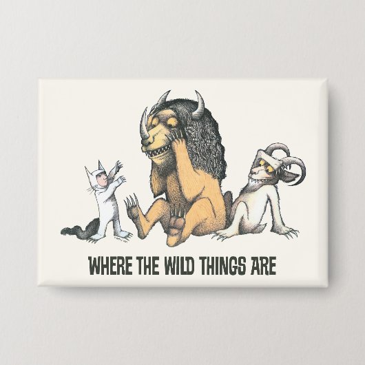 マックスとワイルド遊モノの 缶バッジ (正面)