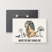 マックスとワイルド遊モノの 缶バッジ (正面/裏面)