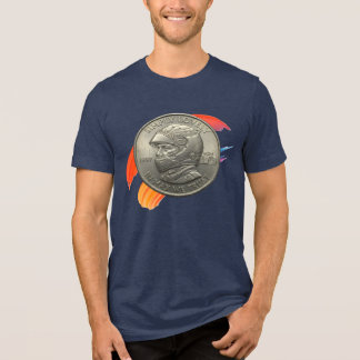 マックスに全信頼トリブレンドTシャツ ネイビー トライブレンドTシャツ