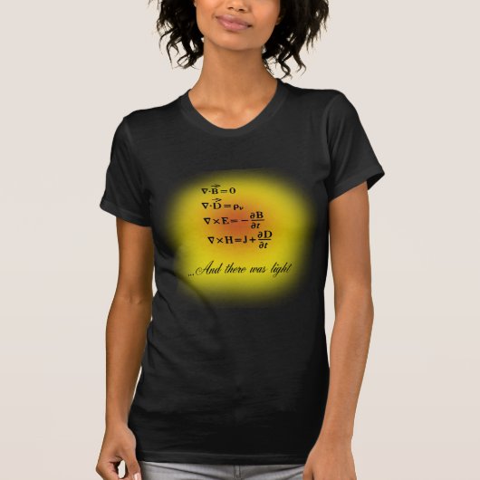 マックスウェルの同等化 Tシャツ (正面)