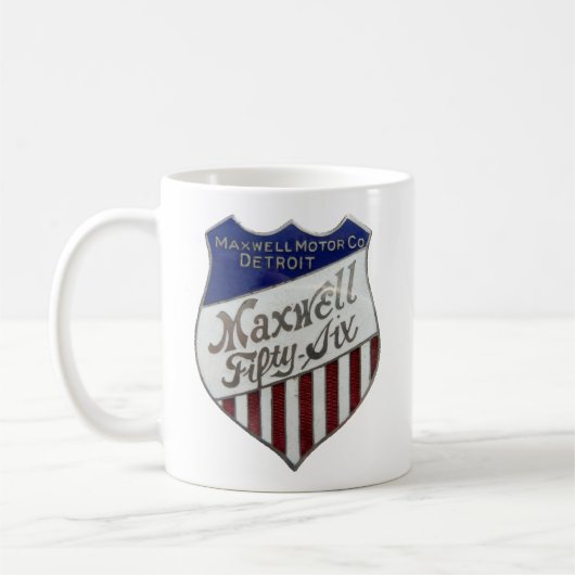 マックスウェル五十六のクラシックで白いマグ コーヒーマグカップ (左)