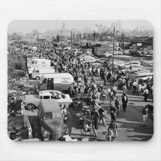 マックスウェル通りシカゴサーカ1960年代フリーマーケット マウスパッド (正面)