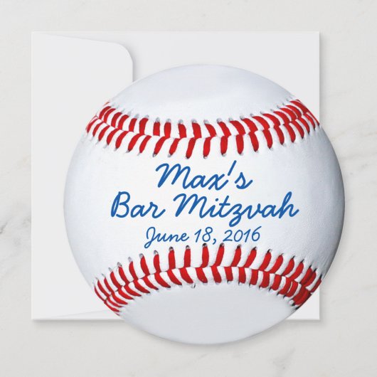 マックスバー（ユダヤ教の）バル・ミツバー カード (正面)