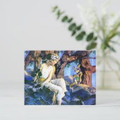 マックスフィールドパリシュのフェアプリンセスと格言 ポストカード (スタンド正面)