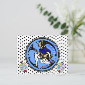 マックスフィールドパリシュイハヌカー小妖精や小人アンドドリデル シーズンポストカード (スタンド正面)